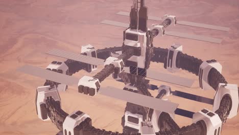 Colony-on-Mars-Planet